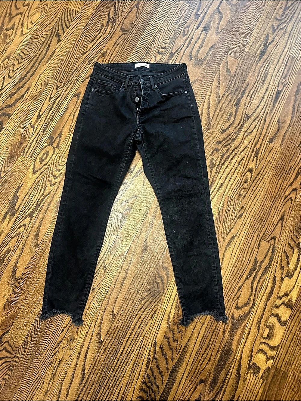 High-Rise curvy Skinny Jeans in Black